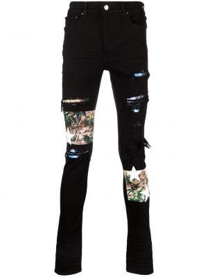 Nødlidende stretch jeans Amiri svart