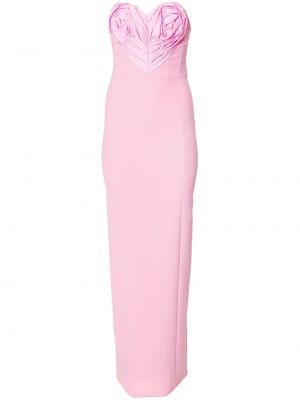 Koktejlkové šaty Carolina Herrera ružová