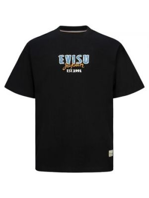 Koszulka z krótkim rękawem Evisu czarna