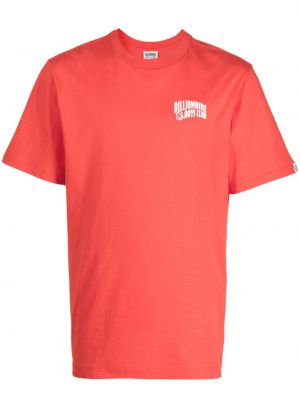 Bavlnené tričko s potlačou Billionaire Boys Club červená