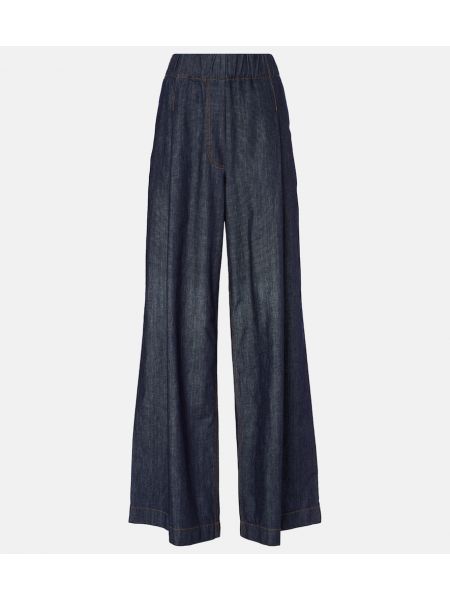 Hög midja jeans Dries Van Noten blå