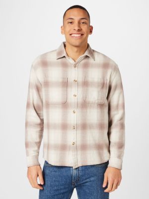 Chemise Abercrombie & Fitch beige