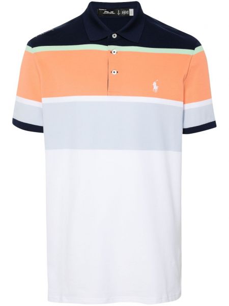 Poloshirt med broderier Rlx Ralph Lauren hvid