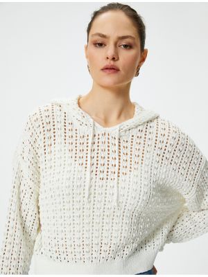 Ažūra džemperis ar kapuci ar garām piedurknēm Koton