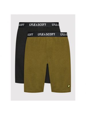 Pantaloni scurți Lyle & Scott negru