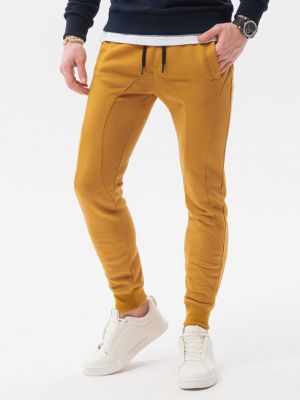 Spodnie sportowe Ombre Clothing żółte