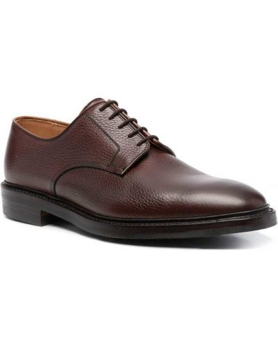 Zapatos derby de cuero Crockett & Jones marrón