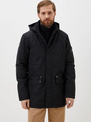Утепленная демисезонная куртка Scanndi черная