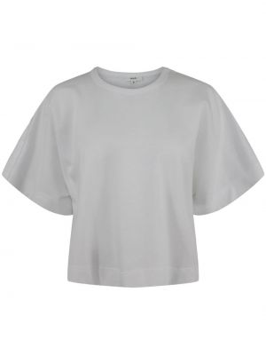Bavlněné tričko s krátkými rukávy A.l.c. - bílá