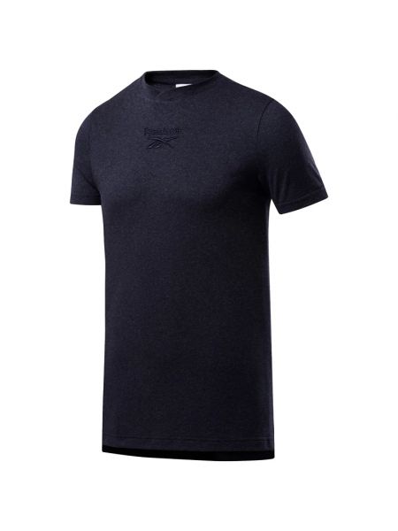 T-krekls ar melanža rakstu Reebok zils