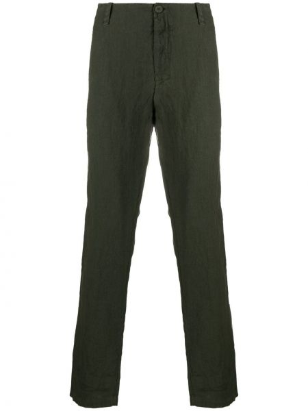 Pantalones rectos de cintura alta Transit verde