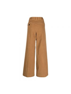 Pantalones de algodón Gabriele Pasini marrón