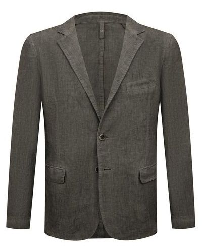 Льняной пиджак 120% Lino, серый