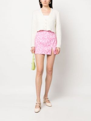 Mini spódniczka z nadrukiem Miyette różowa