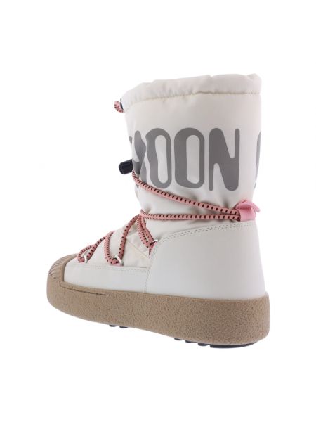 Botki zimowe Moon Boot białe