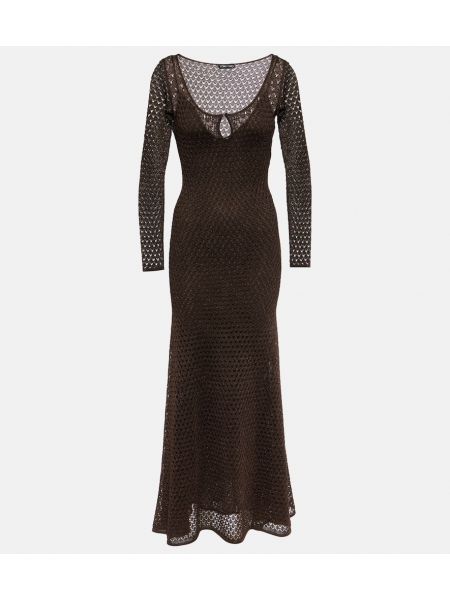 Maksi suknelė Tom Ford ruda
