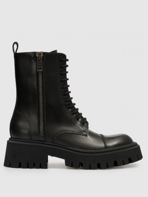 Черные кожаные ботинки Balenciaga