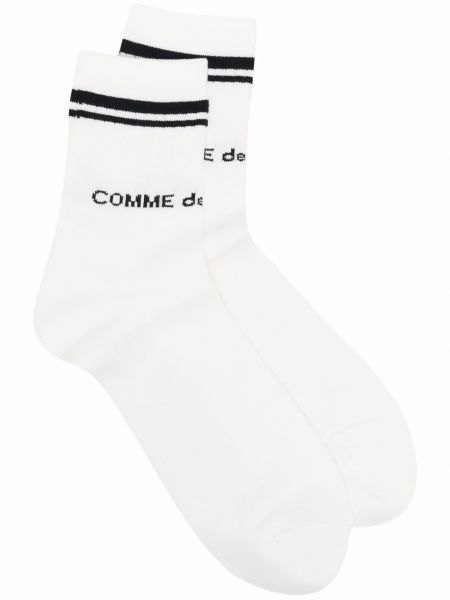 Calcetines con estampado Comme Des Garçons Homme Plus blanco