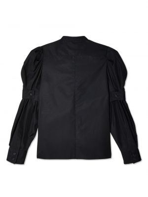 Kokvilnas krekls Noir Kei Ninomiya melns