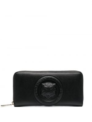 Usnjena denarnica Just Cavalli črna