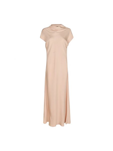 Sukienka długa elegancka Giorgio Armani różowa