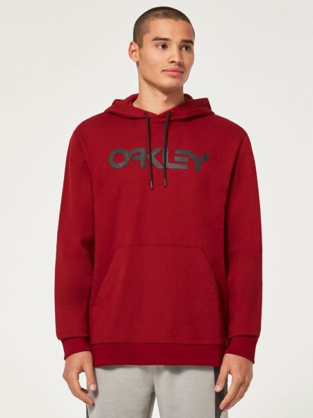 Mikina s kapucí Oakley červená