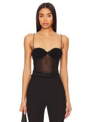 Top transparente Lovers And Friends negro