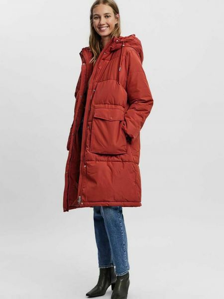 Płaszcz zimowy Vero Moda czerwony