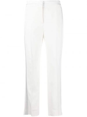 Pantalon taille haute slim Ermanno Scervino blanc