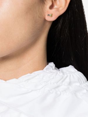 Boucles d'oreilles à imprimé Aliita jaune