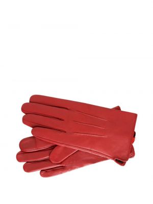 Кожаные перчатки Barney's Originals красные