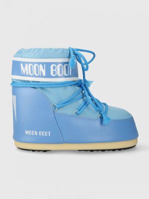 Nylonowe śniegowce Moon Boot niebieskie