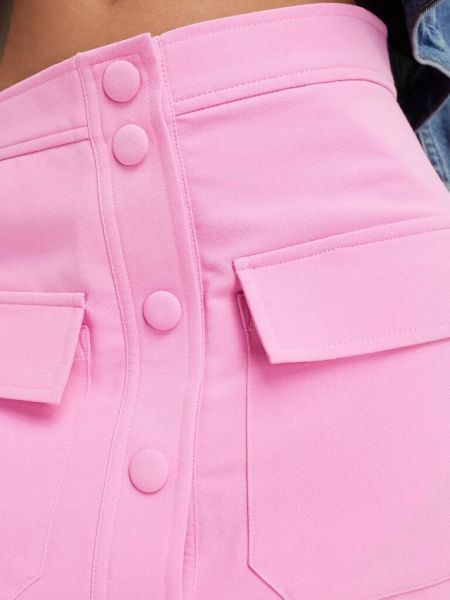 Юбка мини с карманами Y.a.s. розовая