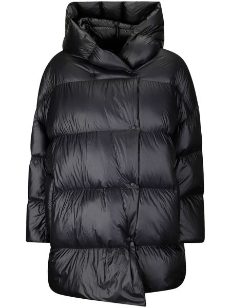 Asymmetrisk parka Jnby sort