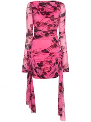 Mini haljina s cvjetnim printom s printom Blumarine