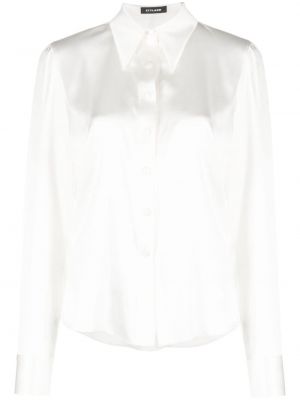 Jedwabna koszula Styland biała