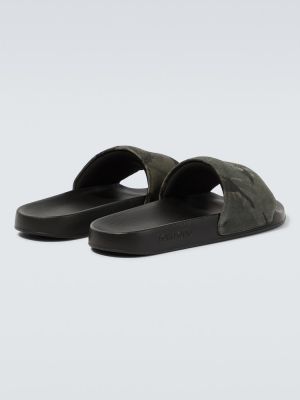 Камуфлажни велурени ниски обувки Tom Ford