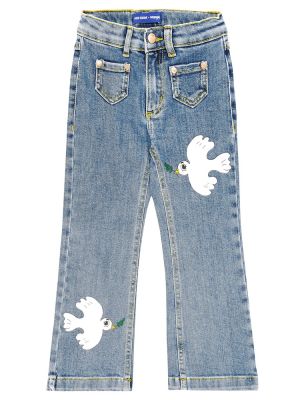 Flared jeans for jenter Mini Rodini blå