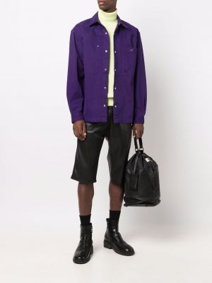 Camisa con bordado Kenzo violeta