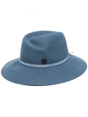 Relaxed шапка с периферия Maison Michel синьо