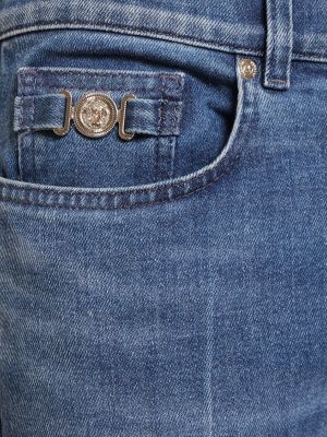 Bavlnené džínsy Versace modrá