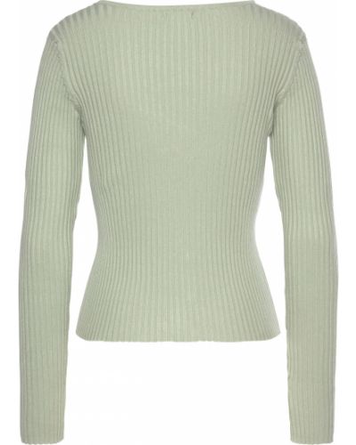 Пуловер Lascana зелено