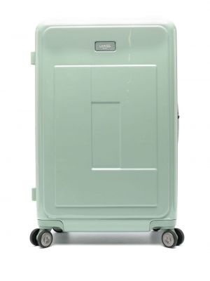 Zielona walizka Lancel