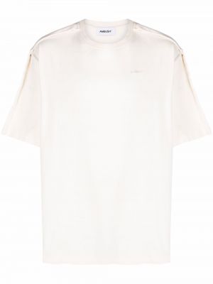 Camiseta con bordado Ambush blanco