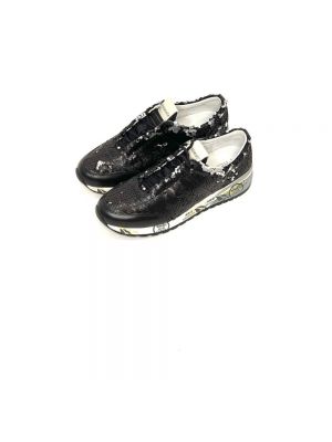 Sneakersy z cekinami Premiata czarne