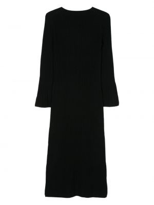 Vlněné dlouhé šaty By Malene Birger černé