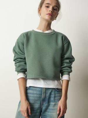 Adīti džemperis bez kapuces Happiness İstanbul zaļš
