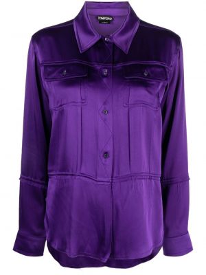 Krekls ar pogām Tom Ford violets