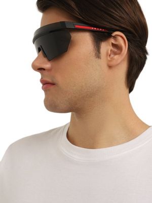 Очки солнцезащитные Prada Linea Rossa черные