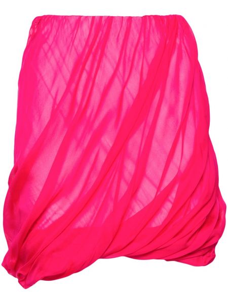 Mini suknja Helmut Lang ružičasta